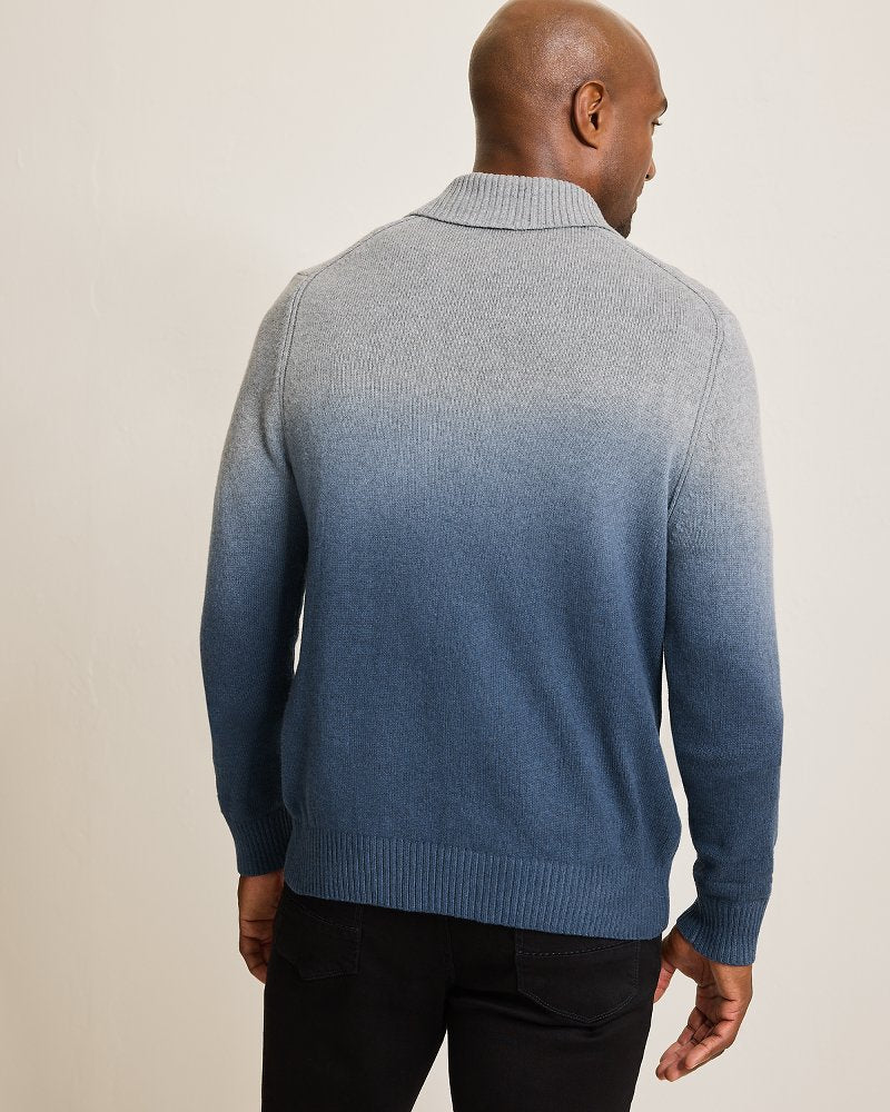 Ombré Dip-Dye Sweater Polo Dress Blues | Tommy Bahama Recommended - Ombré Dip-Dye Sweater Polo