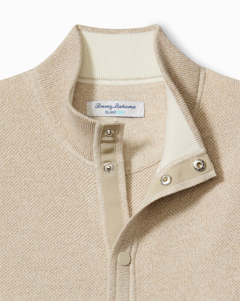 Coolside Course IslandZone® Sweater Vest Rustic Linen | Tommy Bahama Best Price - Coolside Course IslandZone® Sweater Vest