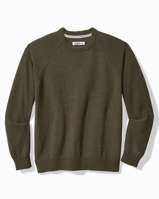 Shoreline Surfcomber Crew Sweater Forest Night | Tommy Bahama Trusted - Shoreline Surfcomber Crew Sweater