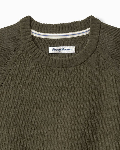 Shoreline Surfcomber Crew Sweater Forest Night | Tommy Bahama Trusted - Shoreline Surfcomber Crew Sweater