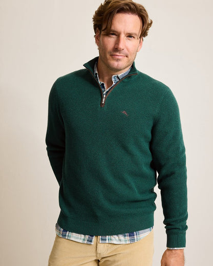 Marlin Luxe Half-Zip Sweater Seaway Heather | Tommy Bahama Exclusive - Marlin Luxe Half-Zip Sweater
