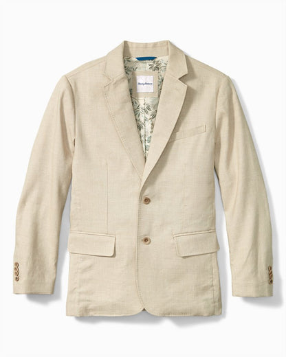 Latigo Beach Linen-Blend Blazer Stone Khaki | Tommy Bahama Recommended - Latigo Beach Linen-Blend Blazer