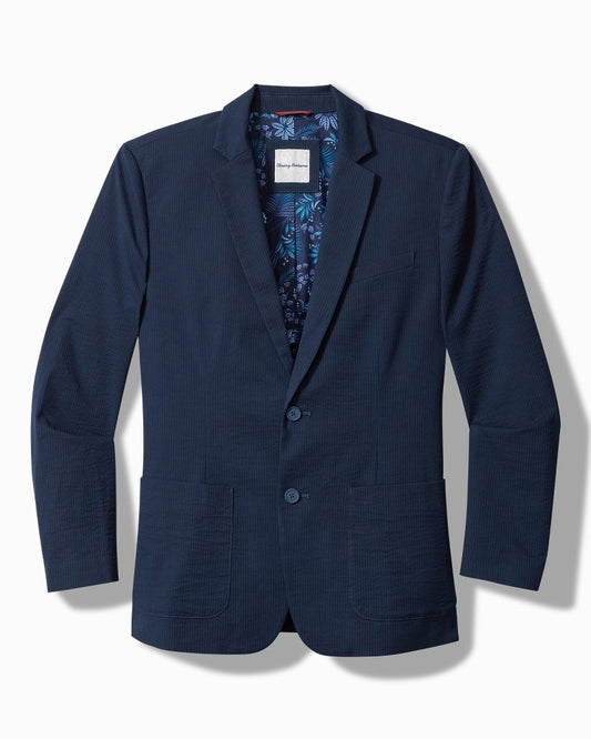 Nova Wave Stretch-Seersucker Blazer Maritime | Tommy Bahama New - Nova Wave Stretch-Seersucker Blazer