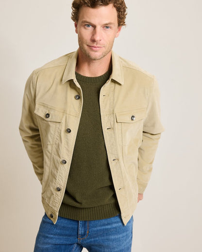 Canyon Cord Trucker Jacket Stone Khaki | Tommy Bahama New - Canyon Cord Trucker Jacket