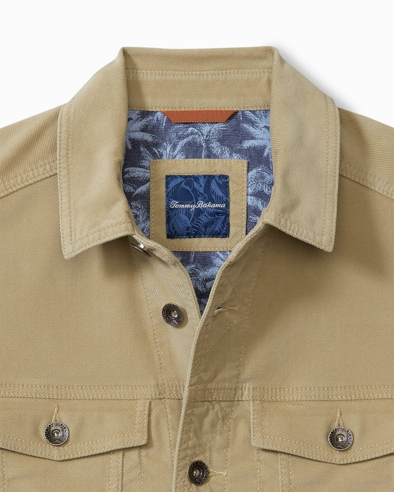 Canyon Cord Trucker Jacket Stone Khaki | Tommy Bahama New - Canyon Cord Trucker Jacket