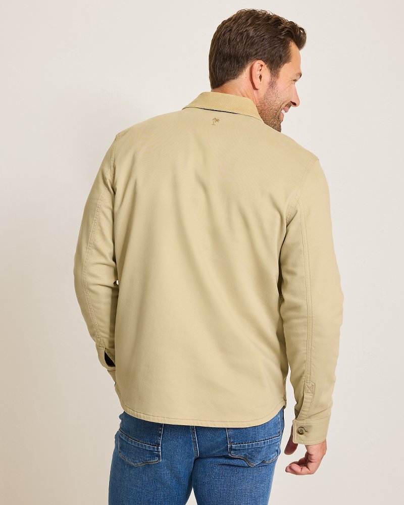 Harbor Point Shirt Jacket Stone Khaki | Tommy Bahama Trending - Harbor Point Shirt Jacket
