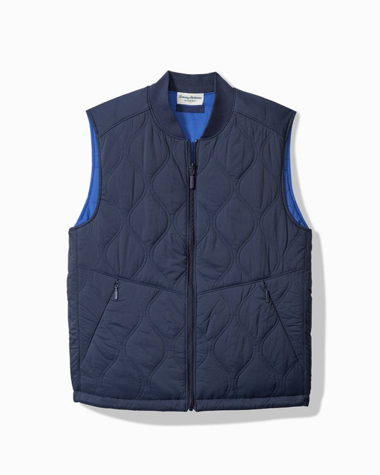 Fresno Flip Reversible Vest Ocean Deep | Tommy Bahama Trusted - Fresno Flip Reversible Vest