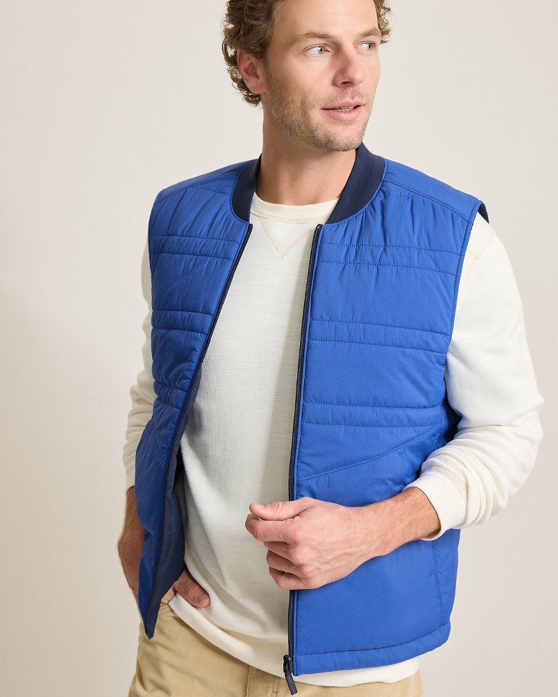 Fresno Flip Reversible Vest Ocean Deep | Tommy Bahama Trusted - Fresno Flip Reversible Vest