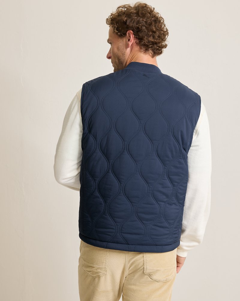 Fresno Flip Reversible Vest Ocean Deep | Tommy Bahama Trusted - Fresno Flip Reversible Vest