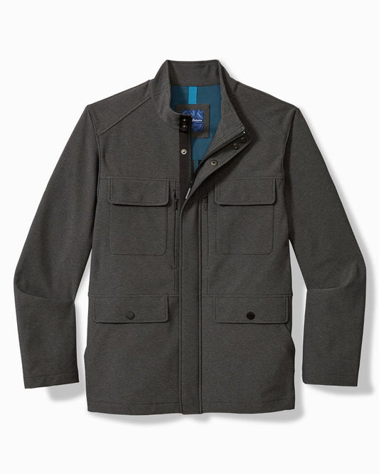 Stanley Park Softshell Field Jacket Coal | Tommy Bahama Value - Stanley Park Softshell Field Jacket