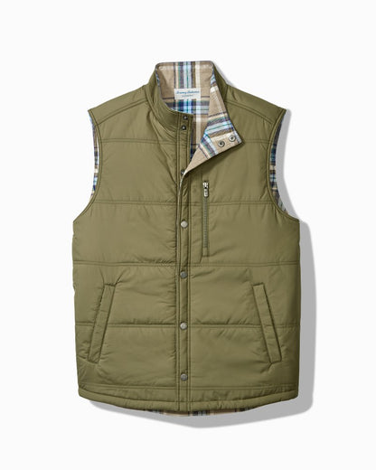 Oak Harbor Reversible Vest Tea Leaf | Tommy Bahama Value - Oak Harbor Reversible Vest