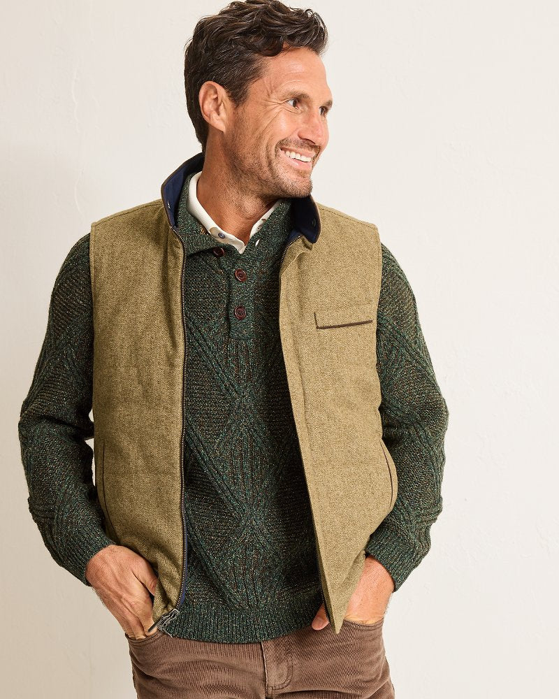 Pacific Grove Reversible Vest British Bourbon | Tommy Bahama Everyday - Pacific Grove Reversible Vest