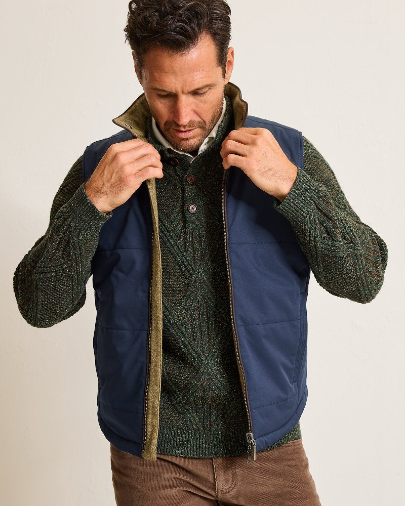 Pacific Grove Reversible Vest British Bourbon | Tommy Bahama Everyday - Pacific Grove Reversible Vest