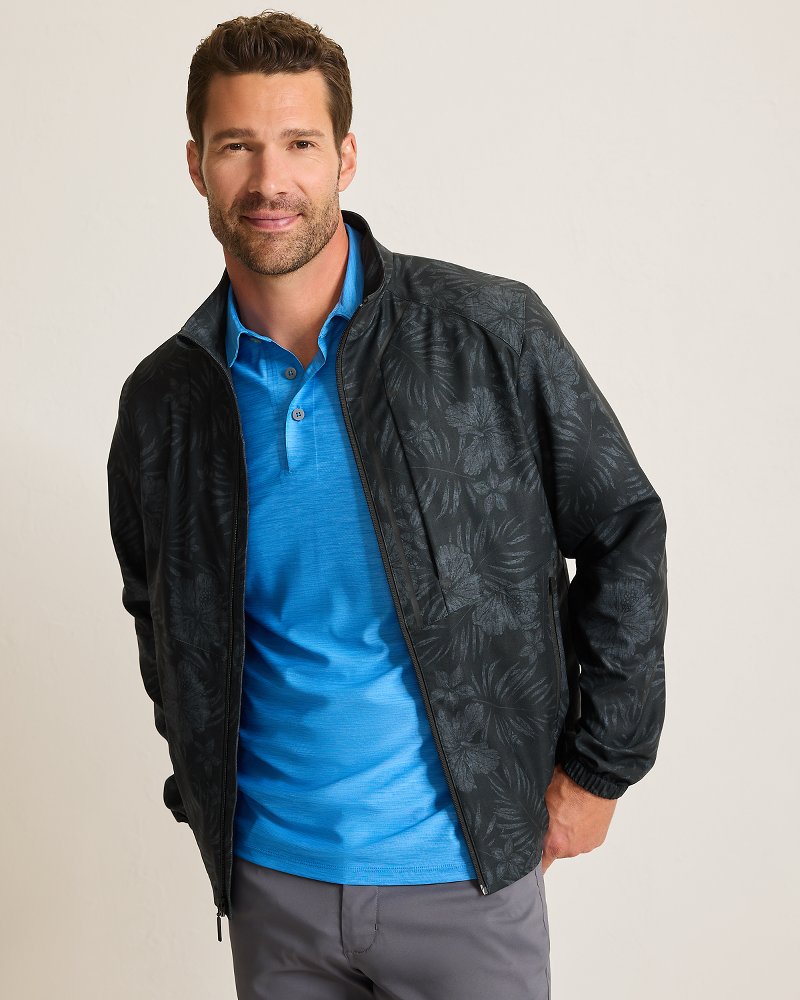 On Par Hibiscus Drive Jacket Black | Tommy Bahama Discount - On Par Hibiscus Drive Jacket