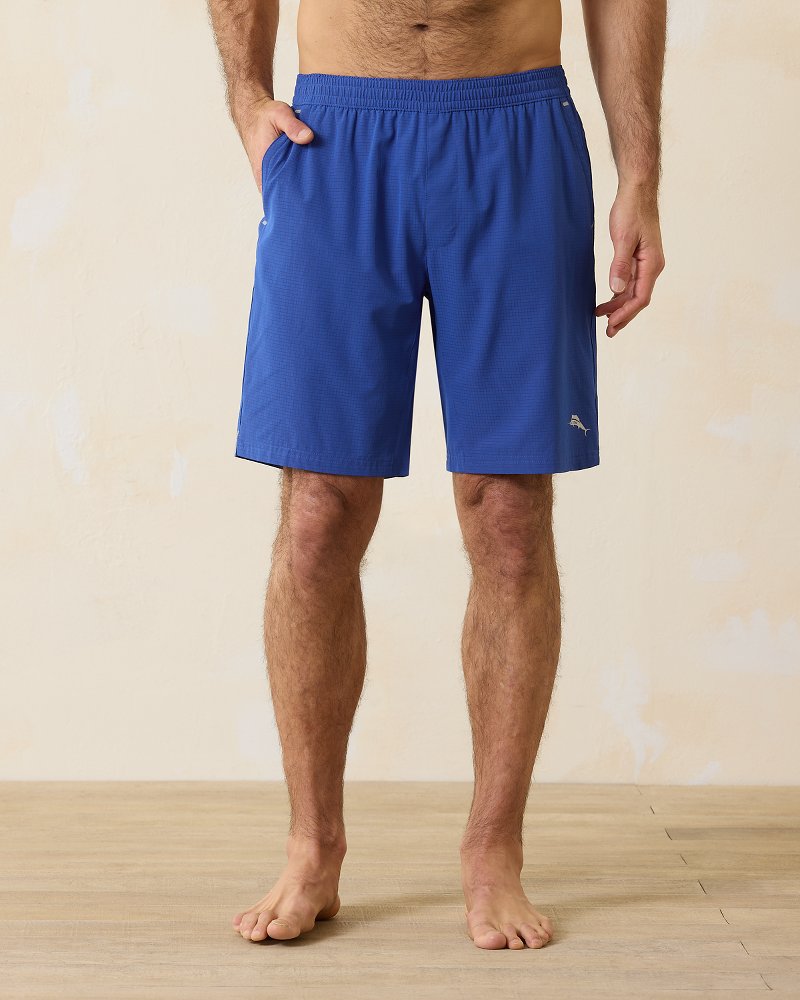 Monterey Coast Hybrid IslandZone® 9-Inch Shorts Cobalt Haze | Tommy Bahama Essential - Monterey Coast Hybrid IslandZone® 9-Inch Shorts