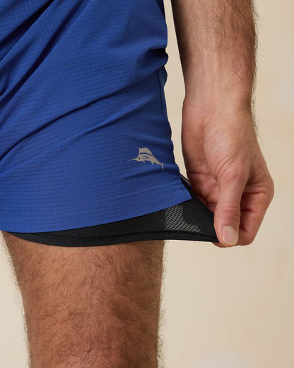 Monterey Coast Hybrid IslandZone® 9-Inch Shorts Cobalt Haze | Tommy Bahama Essential - Monterey Coast Hybrid IslandZone® 9-Inch Shorts