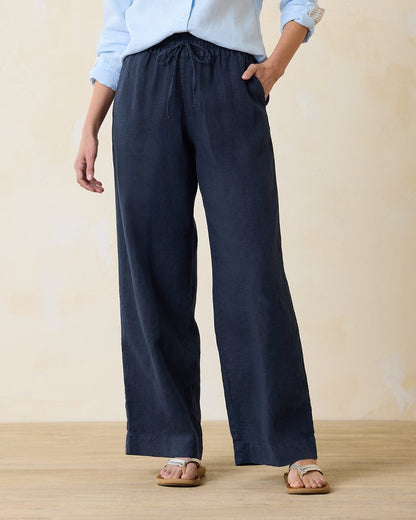 Two Palms High-Rise Linen Easy Pants Coastline | Tommy Bahama Top Pick - Two Palms High-Rise Linen Easy Pants
