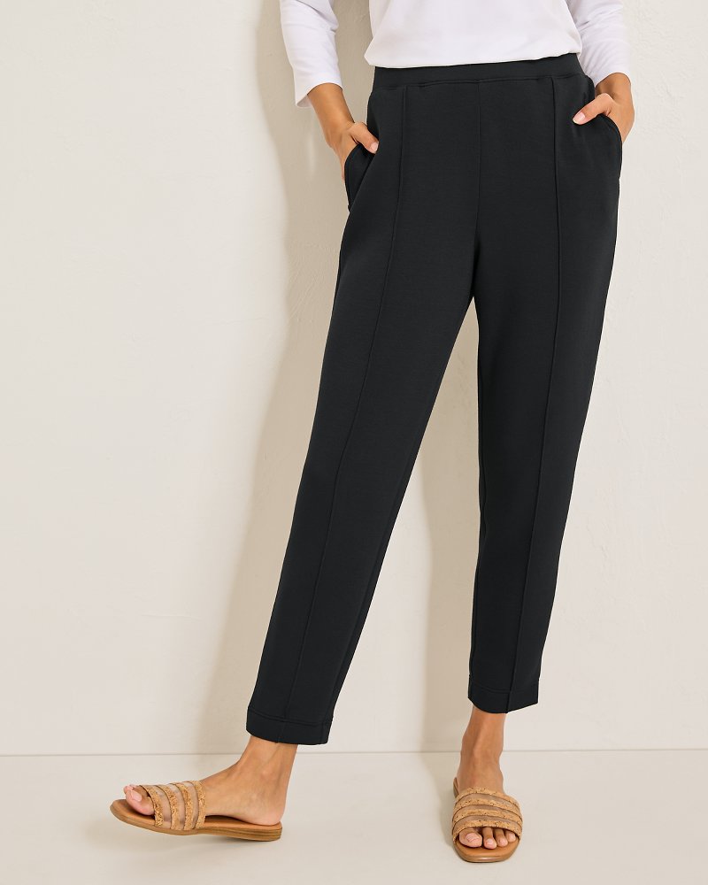 Palm Voyage Pintuck Pants Black | Tommy Bahama Trusted - Palm Voyage Pintuck Pants