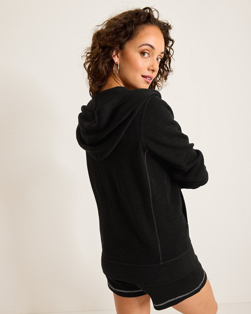 Tobago Bay Full-Zip Hoodie Black | Tommy Bahama Trusted - Tobago Bay Full-Zip Hoodie