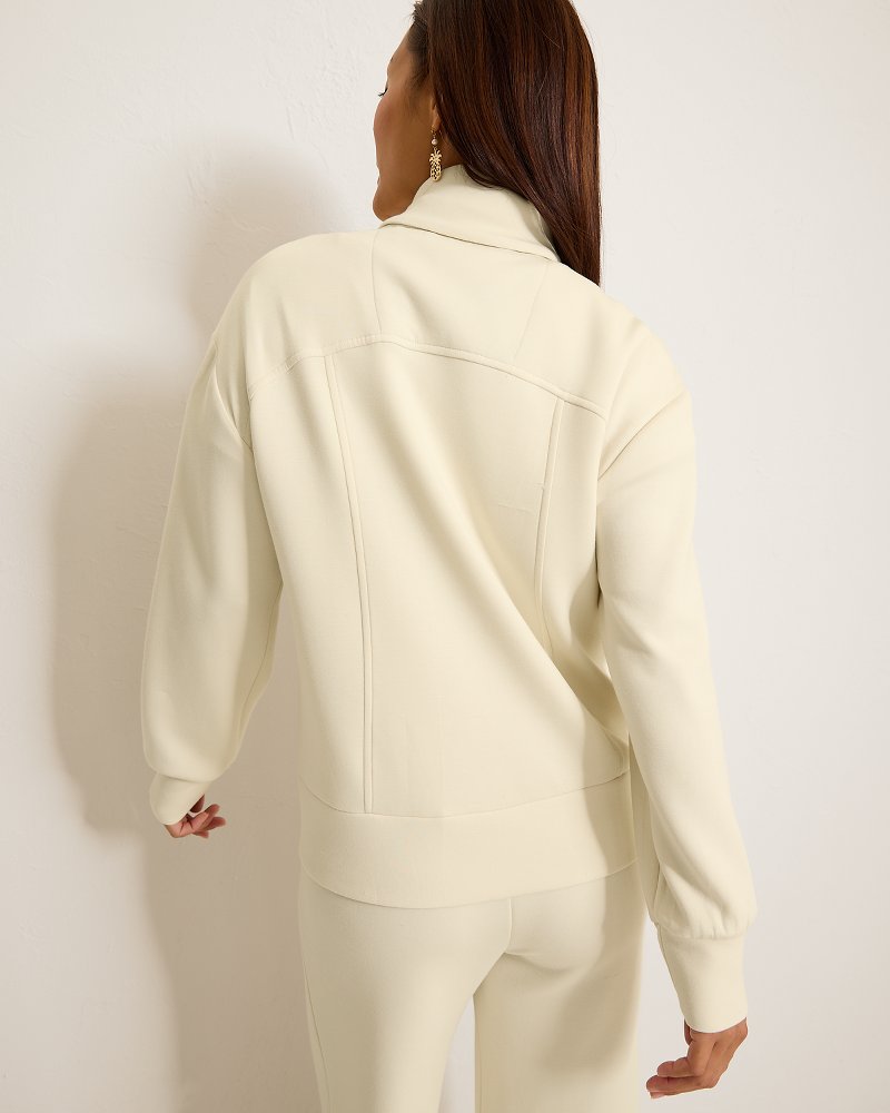 Palm Voyage Full-Zip Jacket Bleached Sand | Tommy Bahama New - Palm Voyage Full-Zip Jacket