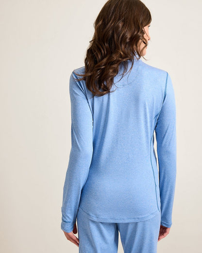 Playa Vista Quarter-Zip IslandZone® Sweatshirt Blue Monday Hthr | Tommy Bahama Premium - Playa Vista Quarter-Zip IslandZone® Sweatshirt