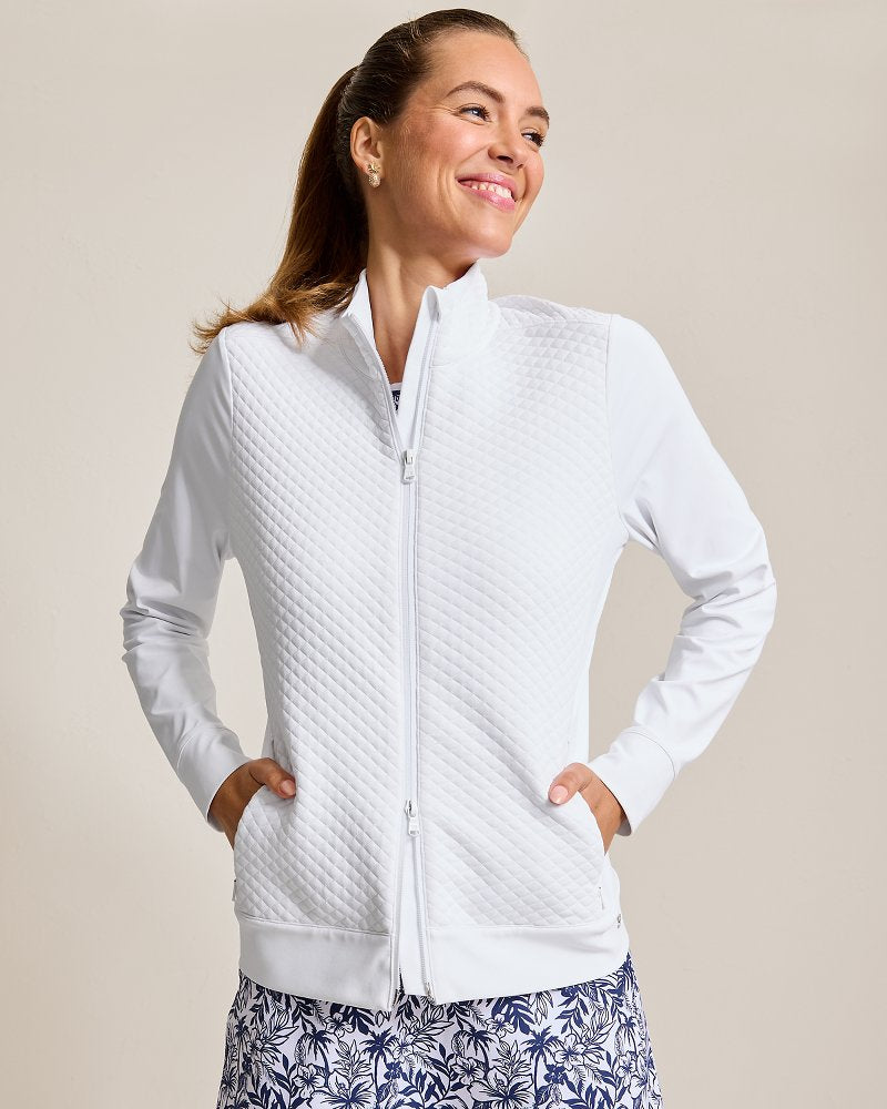 Aubrey Quilted Hybrid Jacket White | Tommy Bahama Smart Buy - Aubrey Quilted Hybrid Jacket