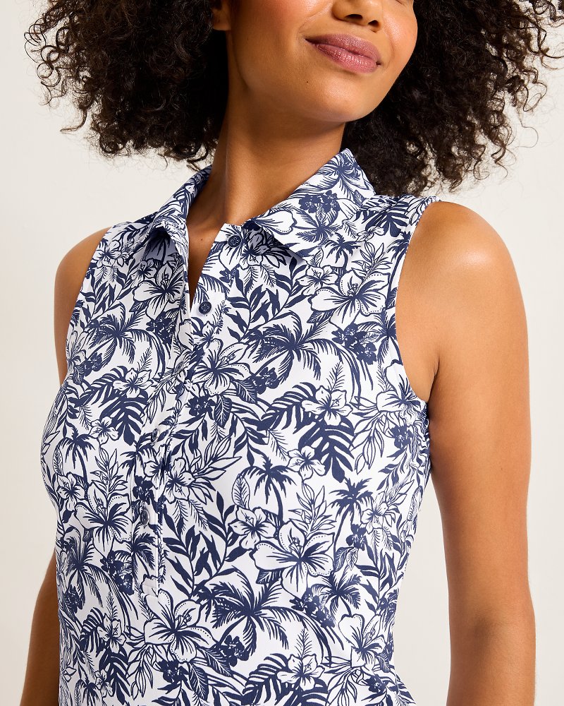 Aubrey Seaport Resort IslandZone® Polo Island Navy | Tommy Bahama Customer Favorite - Aubrey Seaport Resort IslandZone® Polo