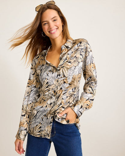 Grand Canal Long-Sleeve Silk Shirt Black | Tommy Bahama Hot Sale - Grand Canal Long-Sleeve Silk Shirt