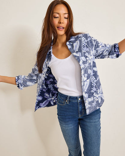 Hightide Flora Cord Shirt Coastline | Tommy Bahama Discount - Hightide Flora Cord Shirt