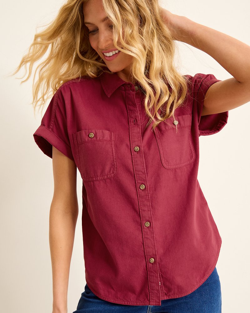 Coastal Twill Shirt Rhumba | Tommy Bahama Trusted - Coastal Twill Shirt