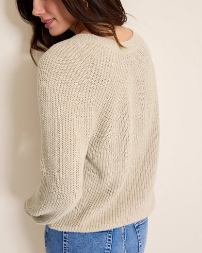 Breezy Beach Crew Sweater Havana Bay | Tommy Bahama Trending - Breezy Beach Crew Sweater