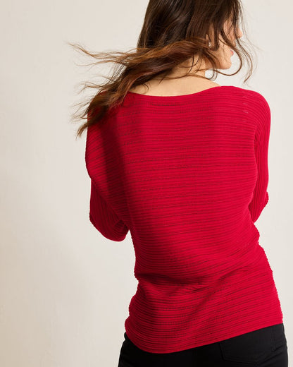 Jewel Bay Sequin V-Neck Sweater Tango Red | Tommy Bahama Hot Sale - Jewel Bay Sequin V-Neck Sweater