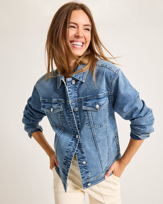 Relaxed Jean Jacket Med Azul Wash | Tommy Bahama Deals - Relaxed Jean Jacket