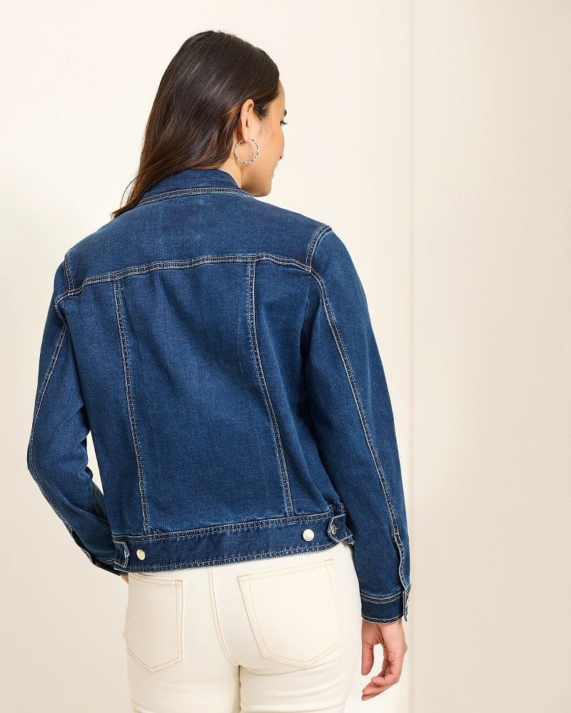 Classic Jean Jacket Sunset Blue Wash | Tommy Bahama Premium - Classic Jean Jacket