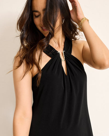 Halter Short Dress Black | Tommy Bahama Signature - Halter Short Dress
