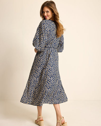 Safari Spots Midi Dress Island Navy | Tommy Bahama Sale - Safari Spots Midi Dress