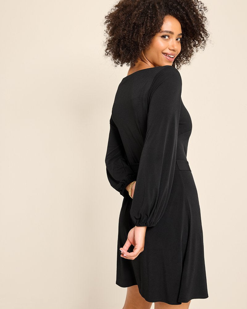 Carmela Long-Sleeve Dress Black | Tommy Bahama Trending - Carmela Long-Sleeve Dress