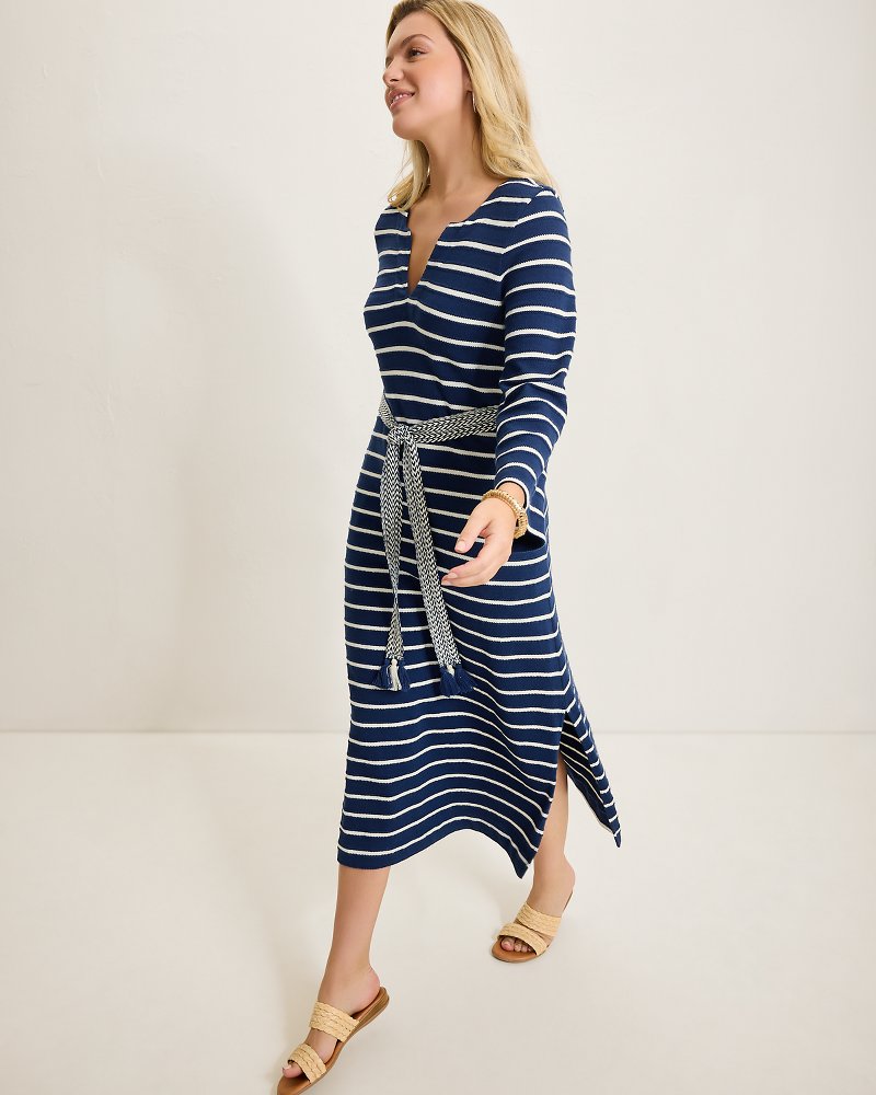 Sun Harbor Midi Caftan Dress Island Navy | Tommy Bahama Discount - Sun Harbor Midi Caftan Dress