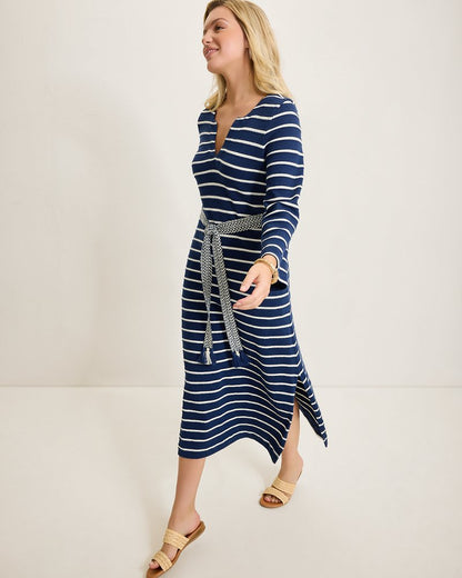 Sun Harbor Midi Caftan Dress Island Navy | Tommy Bahama Discount - Sun Harbor Midi Caftan Dress