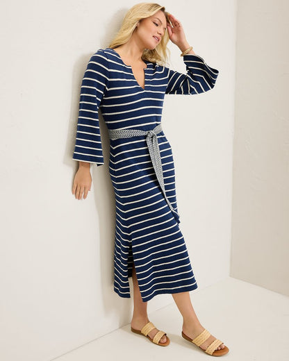 Sun Harbor Midi Caftan Dress Island Navy | Tommy Bahama Discount - Sun Harbor Midi Caftan Dress