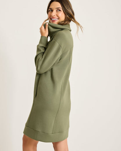 Palm Voyage Long-Sleeve Short Dress Beetle Green | Tommy Bahama Great Value - Palm Voyage Long-Sleeve Short Dress