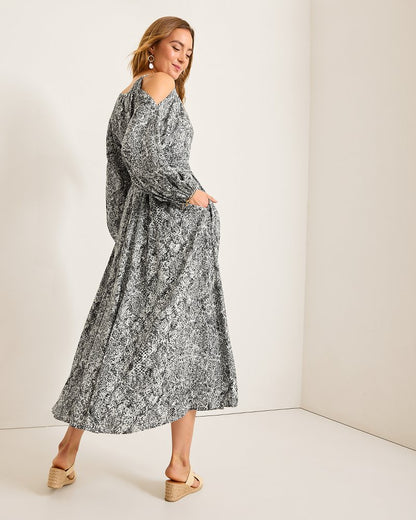 Playa Python Maxi Dress Shadow | Tommy Bahama Sale - Playa Python Maxi Dress