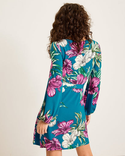Villa Garden Long-Sleeve Short Dress Academy | Tommy Bahama New - Villa Garden Long-Sleeve Short Dress