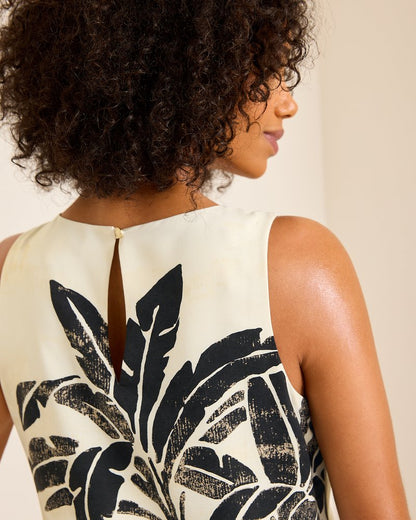 Peninsula Palms Silk Shift Dress Coconut | Tommy Bahama Sale - Peninsula Palms Silk Shift Dress