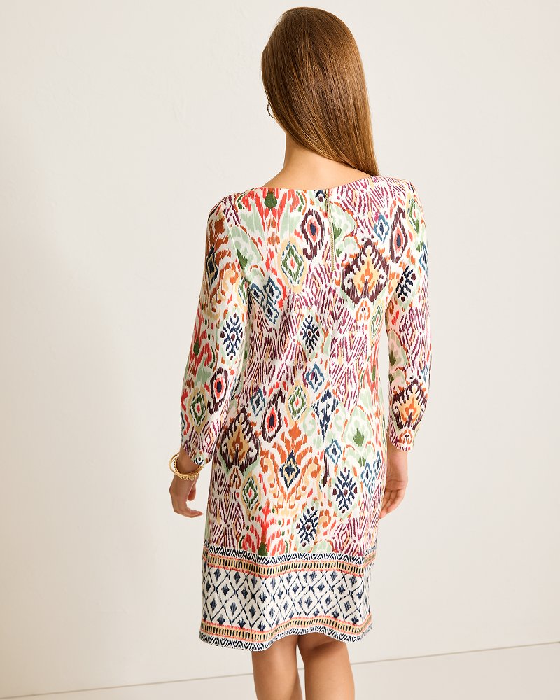 Darcy Vista Cove 3/4-Sleeve Dress White Sand | Tommy Bahama Premium - Darcy Vista Cove 3/4-Sleeve Dress
