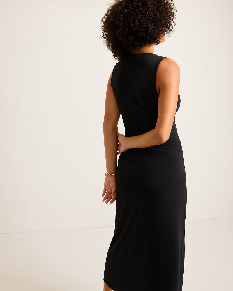 Clara Glimmer Maxi Wrap Dress Black | Tommy Bahama Value - Clara Glimmer Maxi Wrap Dress