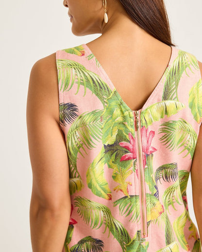 Palm-A-Dora Frond Royal Sheath Dress Coral Haze | Tommy Bahama Top Pick - Palm-A-Dora Frond Royal Sheath Dress