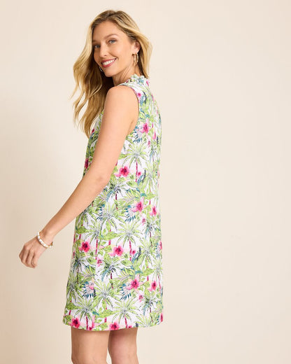 Two Palms Coastal Palms Linen Shift Dress White | Tommy Bahama Recommended - Two Palms Coastal Palms Linen Shift Dress