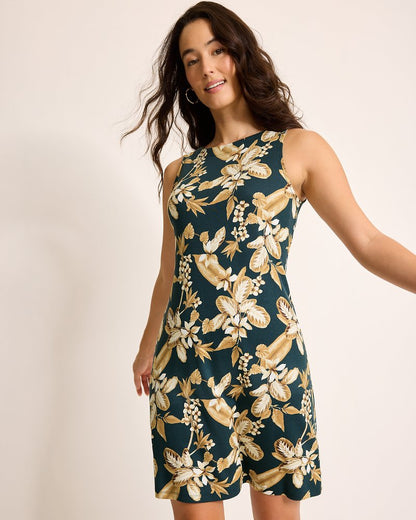 Darcy Hightide Flora Sheath Dress Blue Atlas | Tommy Bahama Quality - Darcy Hightide Flora Sheath Dress