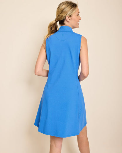 Aubrey IslandZone® Mock Dress Palace Blue | Tommy Bahama Everyday - Aubrey IslandZone® Mock Dress